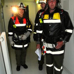 Kameraden der FF Kreith bei der Personensuche