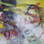 120 Ohne Titel,  Öl und Acryl auf Leinwand, Manfred  Rüth, 80 x 100 cm