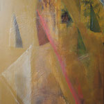 090 Dreispitz,  Acryl auf Leinwand, Ilse Leinenweber, 100 x 80 cm