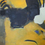 081 O.T., Mischtechnik auf Leinwand, Manfred Rüth, 90 x 180 cm