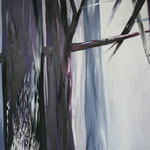 265 Dark Forest, Acryl auf Leinwand,  Karin Lesser-Köck, 70 x 100 cm