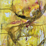 400 Alles Gelb 2, Acryl auf Leinwand, Marie-Luise Neugebauer, 70 x 50 cm
