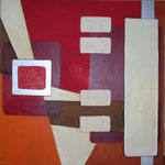 334 Chip 1, Acryl auf Leinwand, Herta Reitz, 100 x 100 cm