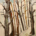 184 Kleiner Aufstieg, Acryl auf Leinwand, Manfrd Rüth, 100 x 40 cm