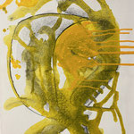 403 Alles Gelb 4, Acryl auf Leinwand, Marie-Luise Neugebauer, 70 x 50 cm