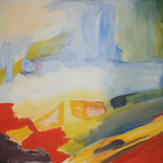 211 In der Welt, Acryl auf Leinwand, Brigitte Reich, 80 x 100 cm