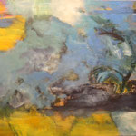 234 Ohne Titel, Öl und Acryl auf Leinwand, Manfred  Rüth, 80 x 100 cm