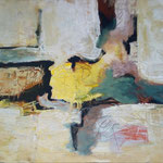  232 Fast Frühling, Öl und Acryl auf Leinwand, Herta Reitz, 65 x 90 cm