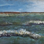"Das Meer" Acryl auf Leinwand, 70x100 cm, 550 €, Shu-Hwa Wang 