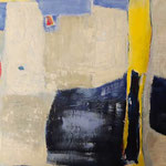 432 Abstrakt Rot/Gelb/Blau, Acryl auf Leinwand, 80 x 100 cm