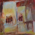 229Ohne Titel,  Acryl auf Leinwand,Gitta Junge, 60 x 60 cm