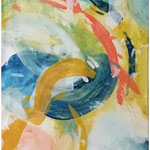 398 Cesaria 1, Acryl auf Leinwand, Ursula Lebherz, 120 x 50 cm