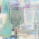 413 Pottery II, Acryl auf Leinwand, Barbara Ziegert, 40 x 120 cm
