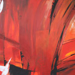 249 Lava 1, Acryl auf Leinwand,  Karin Lesser-Köck, 70 x 100 cm