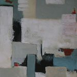 338 1814, Öl und Acryl auf Leinwand, Herta Reitz, 100 x 80 cm