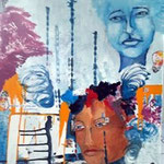 370 Die Glühbirne von Livermore, Acryl auf Leinwand, Gisela Stein, 100 x 70 cm