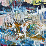 "Spritzig II" "Spritzig II" Öl und Acryl auf Leinwand, 70x50 cm, 560 €, Herta M. Reitz