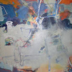138 Himmelsleiter, Mischtechnik auf Leinwand,  Manfred  Rüth, 100 x 130 cm