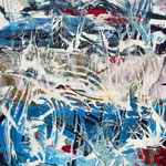 "Spritzig I" Öl und Acryl auf Leinwand, 70x50 cm, 560 €, Herta M. Reitz