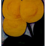 122 Flora Lemon, Acryl auf Papier, Herta Reitz, 90 x 70 cm