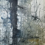 436 Herbstwald, Acryl auf Leinwand, 60 x 50 cm, Shuhwa Wang