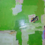 267 Temperieren I, Mischtechnik auf Leinwand, Constanze Mende, 70 x 70 cm