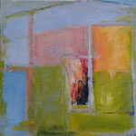 188 Ohne Titel, Acryl auf Leinwand, Gitta Junge, 60 x 60 cm