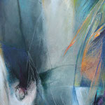241 Blaue Stunde II, Acryl auf Leinwand,  Karin Lesser-Köck, 60 x 50 cm