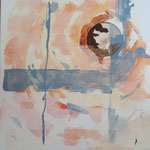 392 Sommer I, Acryl auf Leinwand, Francoise Vanden Eede, 50 x 50 cm