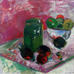 097 Stillleben, Acryl auf Leinwand, Gudrun Voigt, 60 x 70 cm