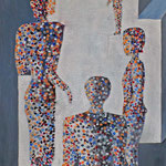 358 Adaption, Acryl auf Leinwand, Gisela Stein, 100 x 50 cm