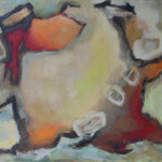 198 Losgelöst, Öl und Acryl auf Leinwand, Herta Reitz, 80 x 100 cm