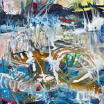 "Spritzig II" "Spritzig II" Öl und Acryl auf Leinwand, 70x50 cm, 560 €, Herta M. Reitz