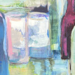 412 Pottery I, Acryl auf Leinwand, Barbara Ziegert, 40 x 120 cm
