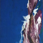"Artesischer Brunnen" Acryl auf Leinwand, 100x50 cm, 480 €, Ilse Leineweber
