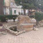 Fuente Plaza del Ayuntamiento. Frente al Bar de Jubilados. Año 2016. Foto de Francis Quilez.