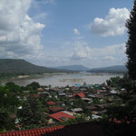 vom Wat nach Khong Chiam mit Mekong