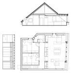 Grundriss und Schnitt Dachgeschoss