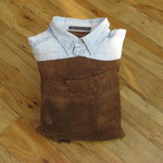 Jeans-Leder-Begegnung