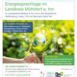 Plakate für die Energiesprechstunde, Landratsamt Mühldorf a. Inn, August 2019