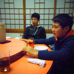 最後の夜は松江の中華料理店へ♪　まわるテーブルに大はしゃぎ(^^ゞ