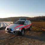 Volvo XC70 mit Vista Polizeilichtbalken