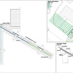 Consolidamento costone Tagliaborse in Sant'Alfio - Disegni esecutivi paratia con tiranti 