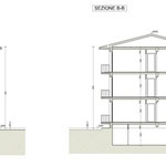 Alloggi di edilizia residenziale pubblica in Acicatena - Edificio tipo A - Sezioni