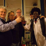 Gaststättenwirt, Conny + Frank Hortmann, Michael Dominicus und Tari Dominicus 2014 in Krefeld