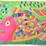 1865「虹色の魚」作者：杉浦学