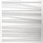 Amour 4, encre sur papier, 65 x 50 cm. 2020. Galerie de la Bibliothèque Nationale de Tunisie, exposition Ecriture peinture, 2013.