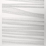 Amour 1, encre sur papier, 65 x 50 cm. 2020. Galerie de la Bibliothèque Nationale de Tunisie, exposition Ecriture peinture, 2013.