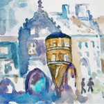 München, Hofbräuhaus, Aquarell (2019)