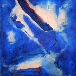Galaktisches, Acryl mit Strukturpaste (2015) (verkauft JE)